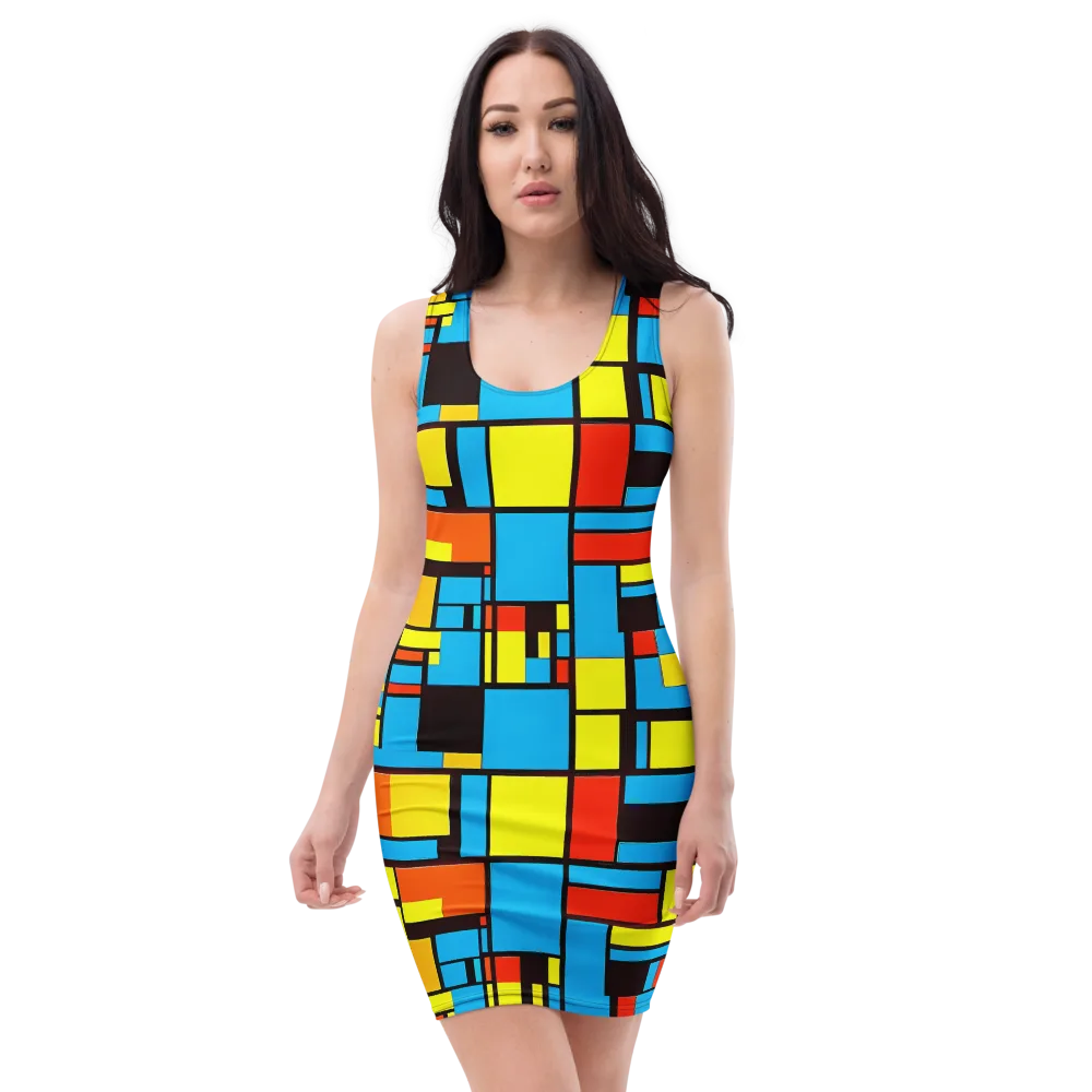 Block Party on Bodycon Dress — Front