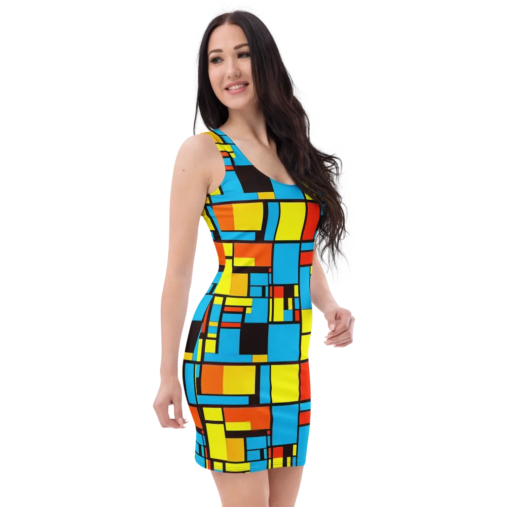Block Party on Bodycon Dress — Right Front