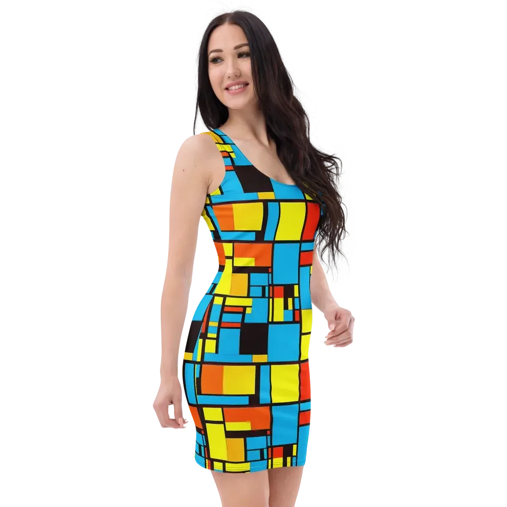 Block Party on Bodycon Dress — Right Front