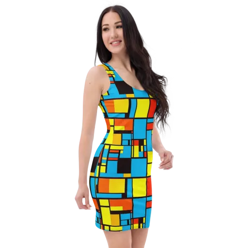 Block Party on a Bodycon Dress