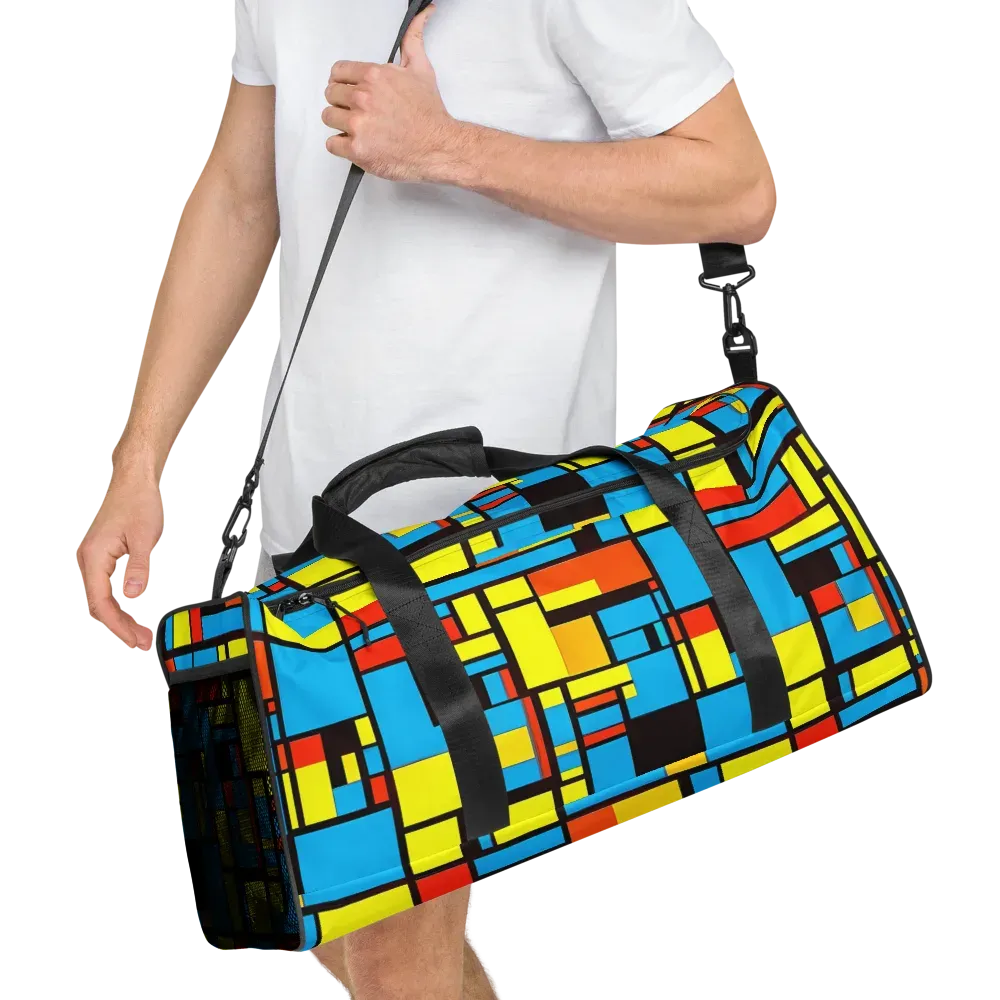 Block Party on Duffle Bag — Right Front