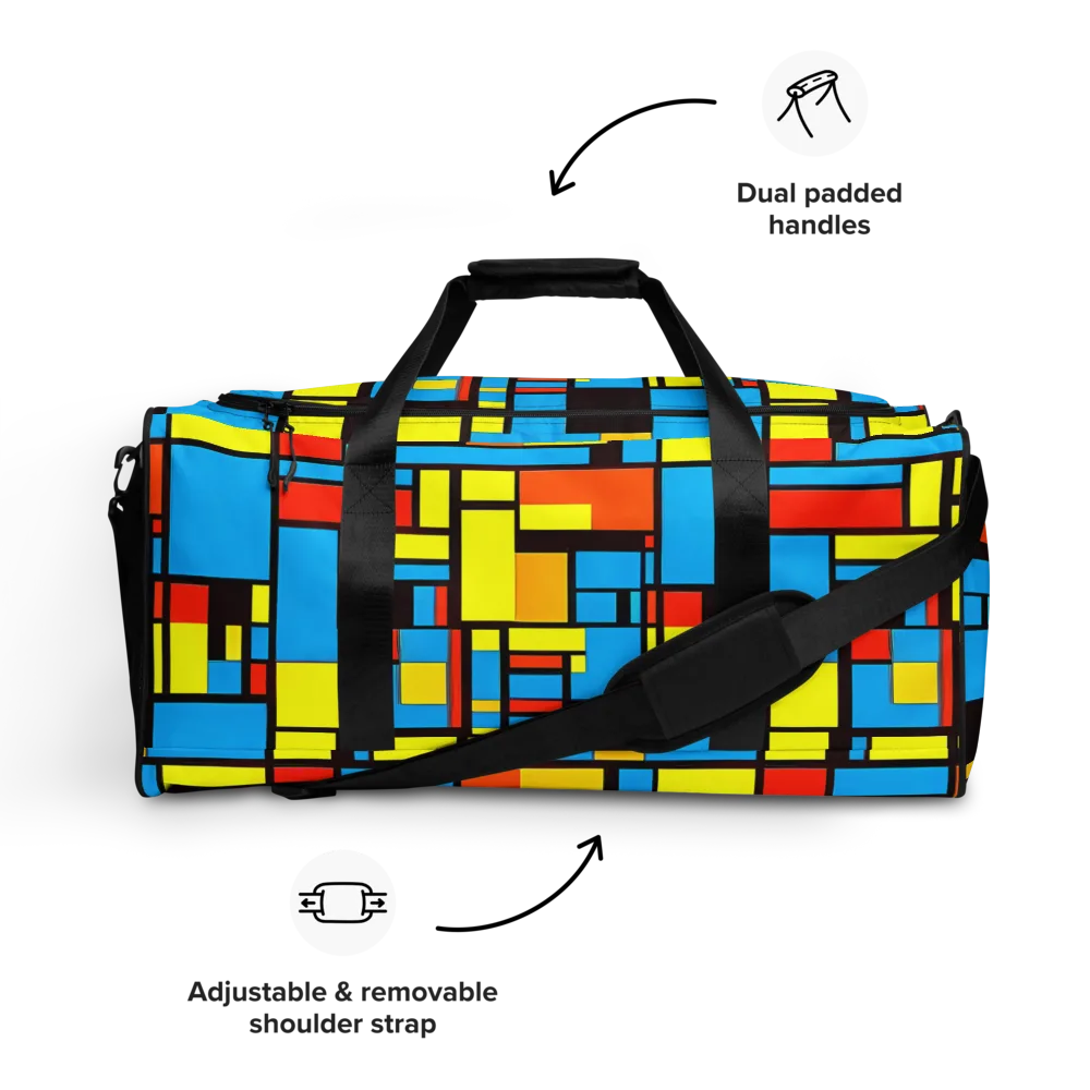 Block Party on Duffle Bag — Front