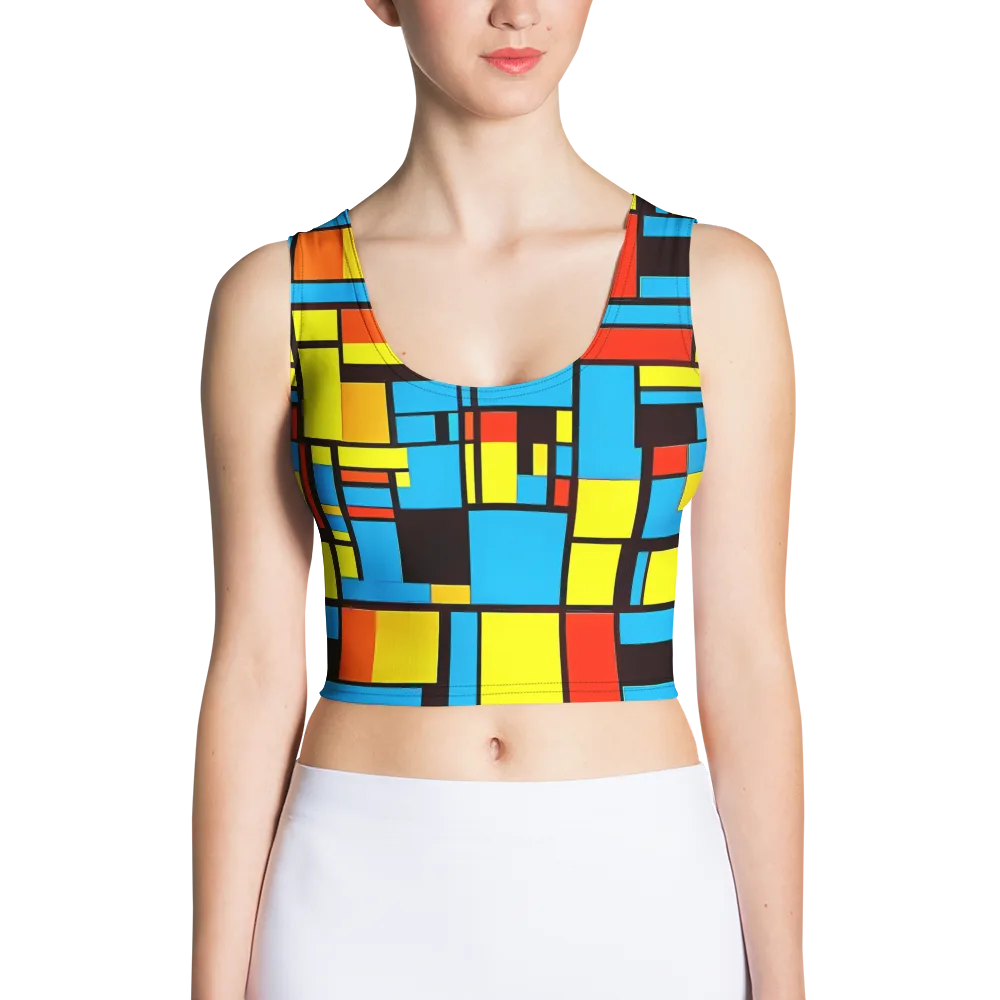 Block Party on Crop Top — Front