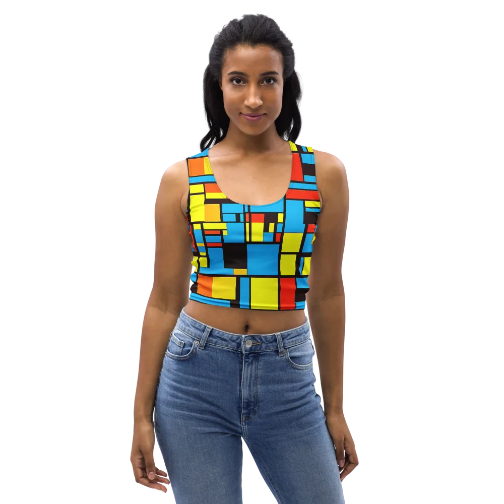 Block Party on Crop Top — Front