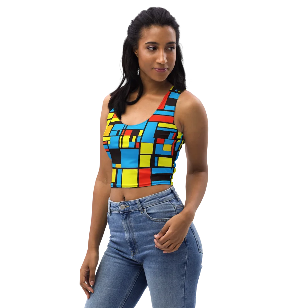 Block Party on Crop Top — Left Front
