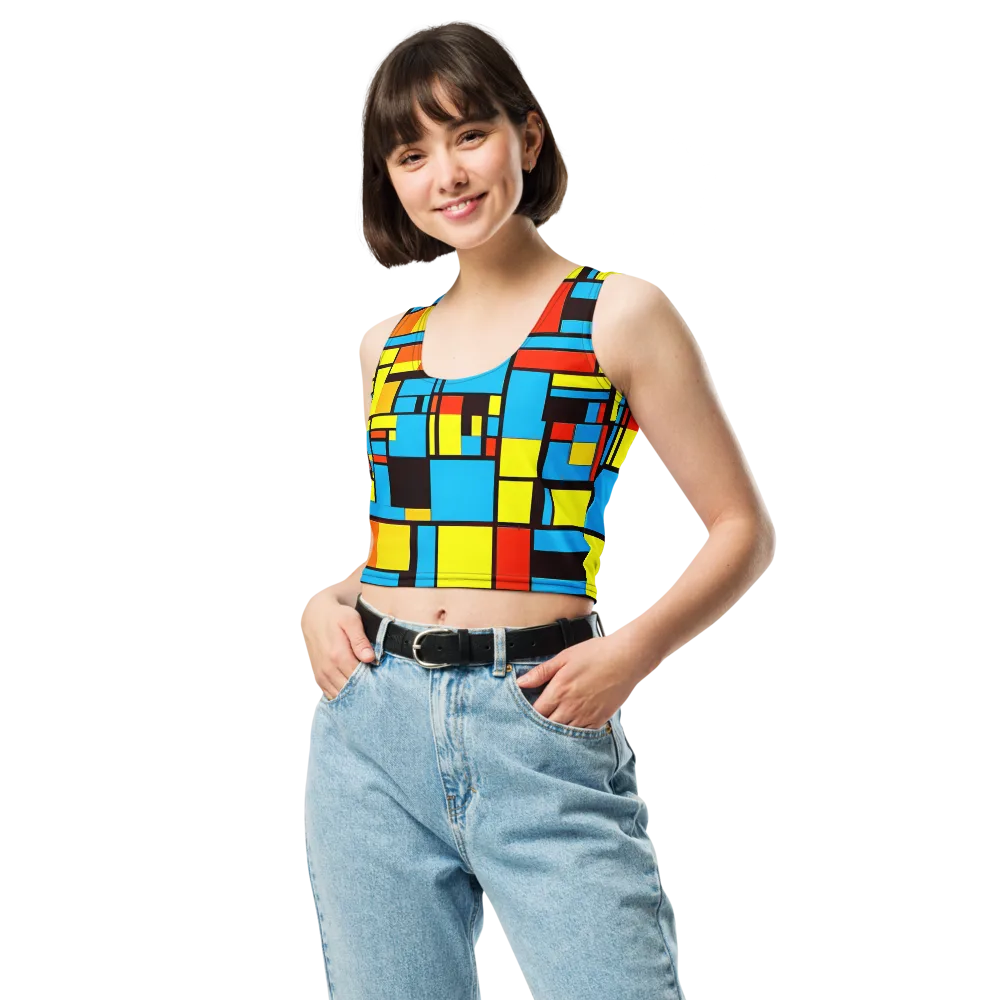 Block Party on Crop Top — Front