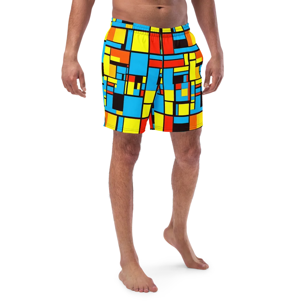 Block Party on Swim Trunks — Front