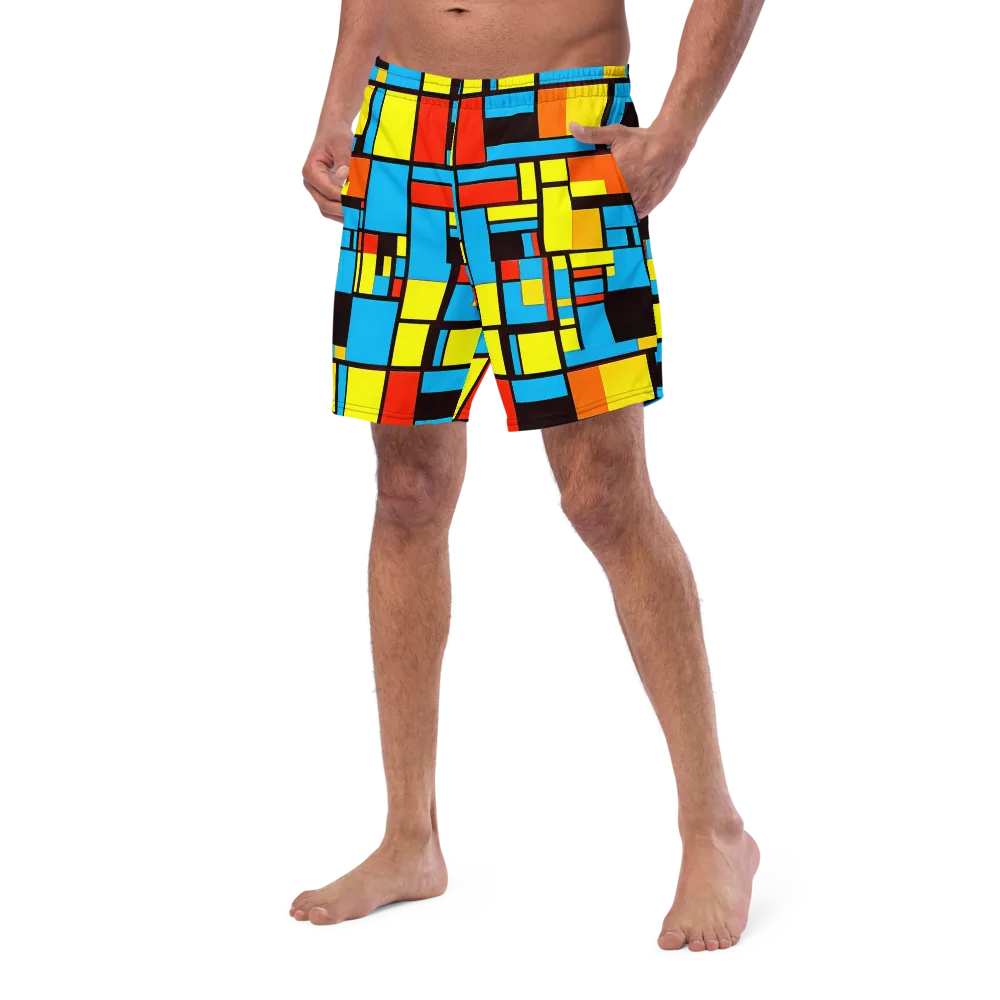 Block Party on Swim Trunks — Left Front