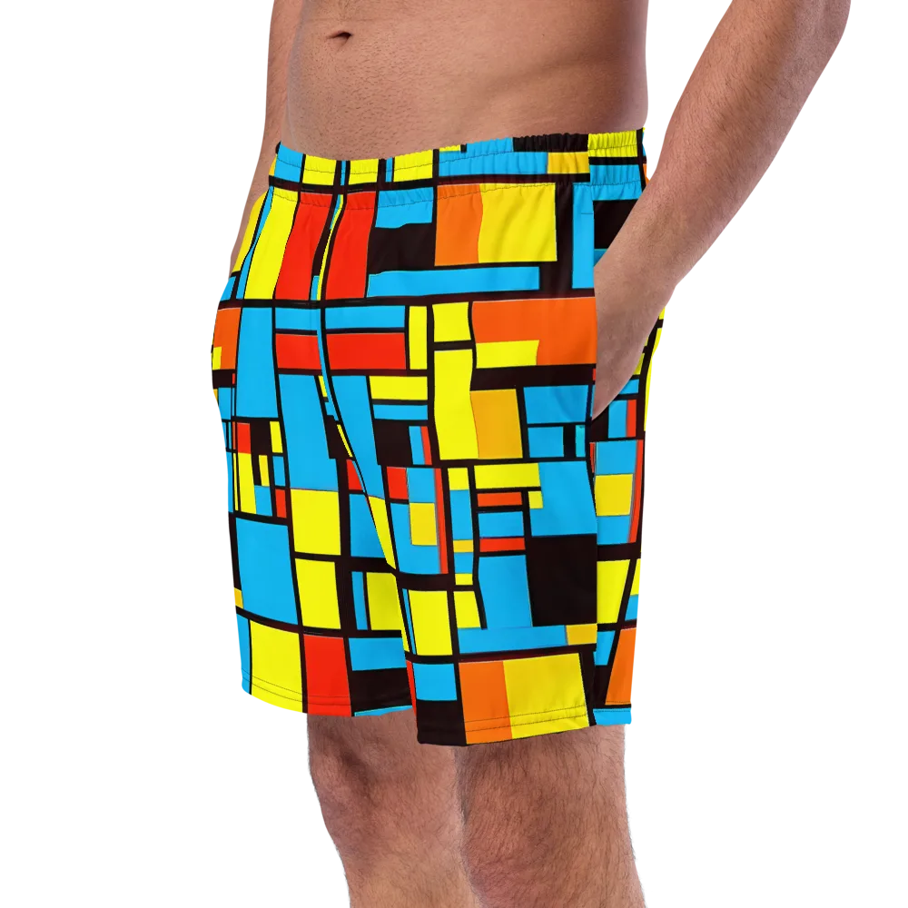 Block Party on Swim Trunks — Left Front