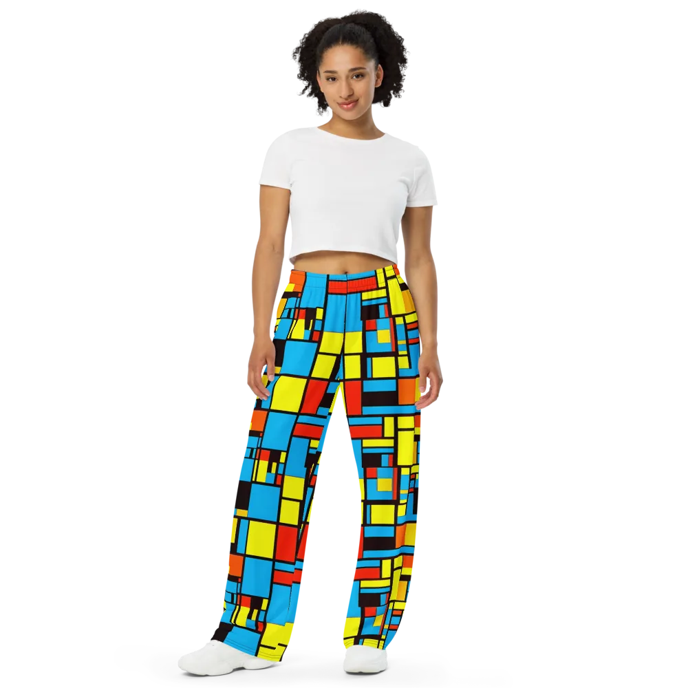 Block Party on Wide-Leg Pants — Front