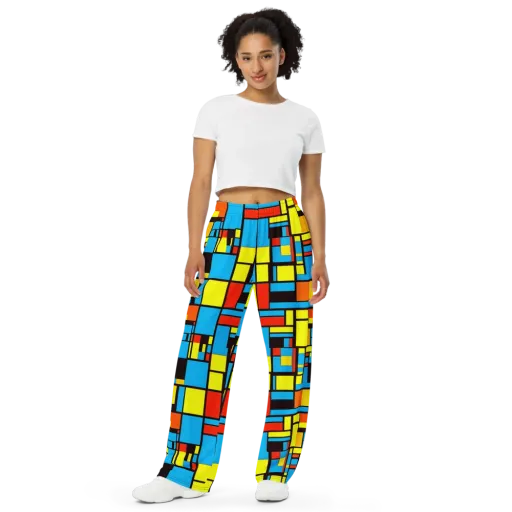 Block Party on a Wide-Leg Pants