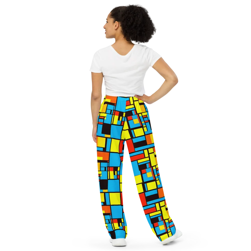 Block Party on Wide-Leg Pants — Back