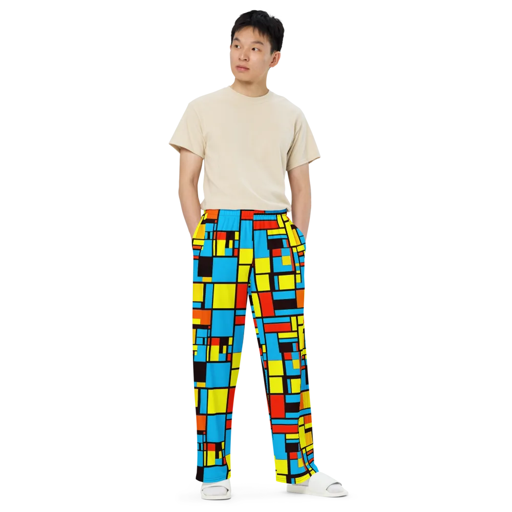 Block Party on Wide-Leg Pants — Front