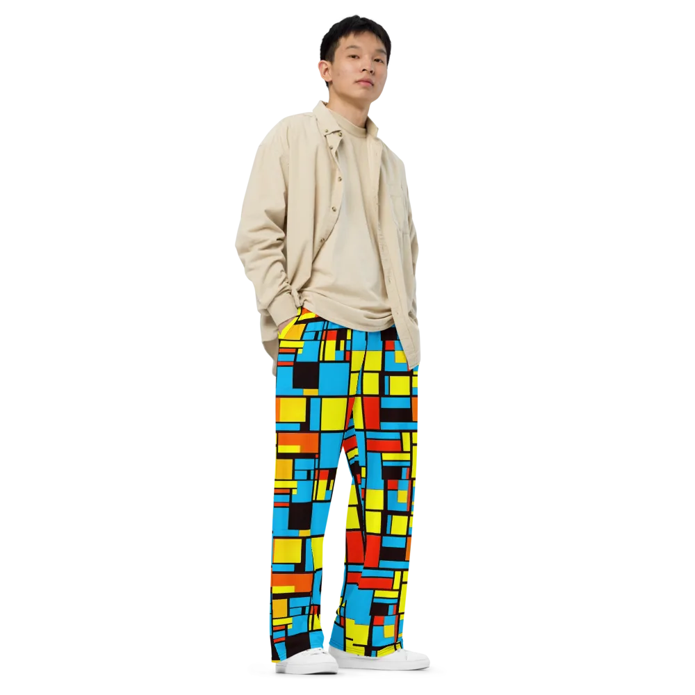 Block Party on Wide-Leg Pants — Right Front