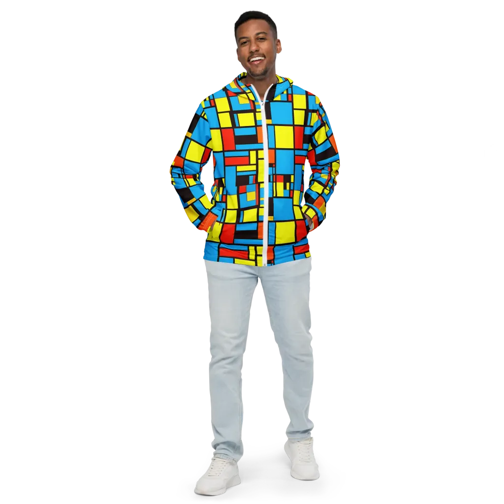 Block Party on Men's Windbreaker — Front