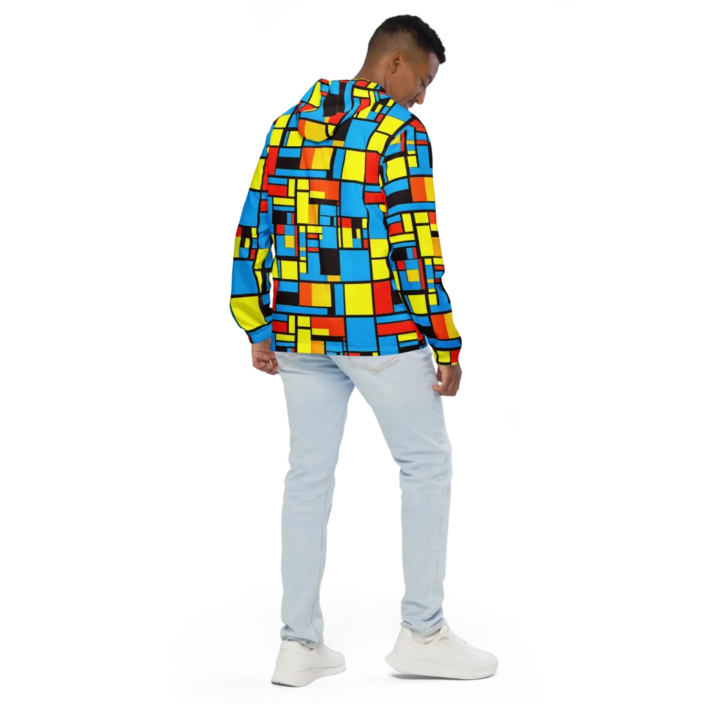 Block Party on Men's Windbreaker — Back