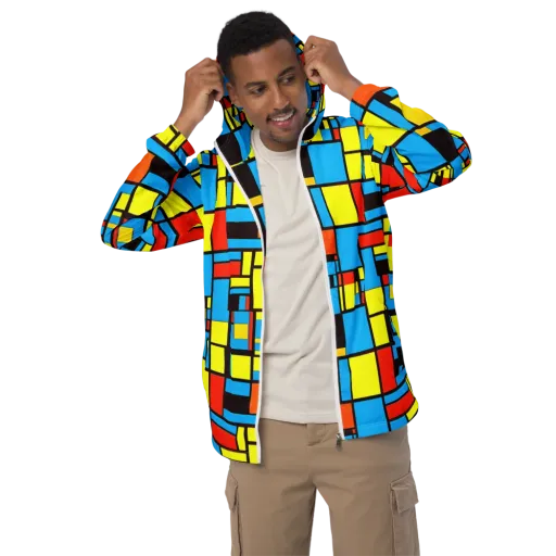 Block Party on a Men's Windbreaker