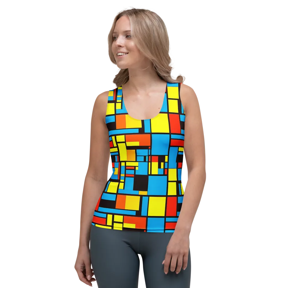 Block Party on Women's Tank Top — Front