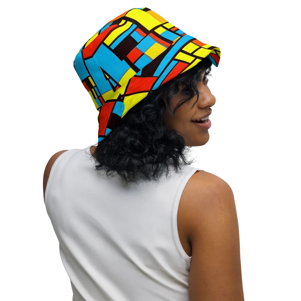 Block Party on Reversible Bucket Hat — Right Outside