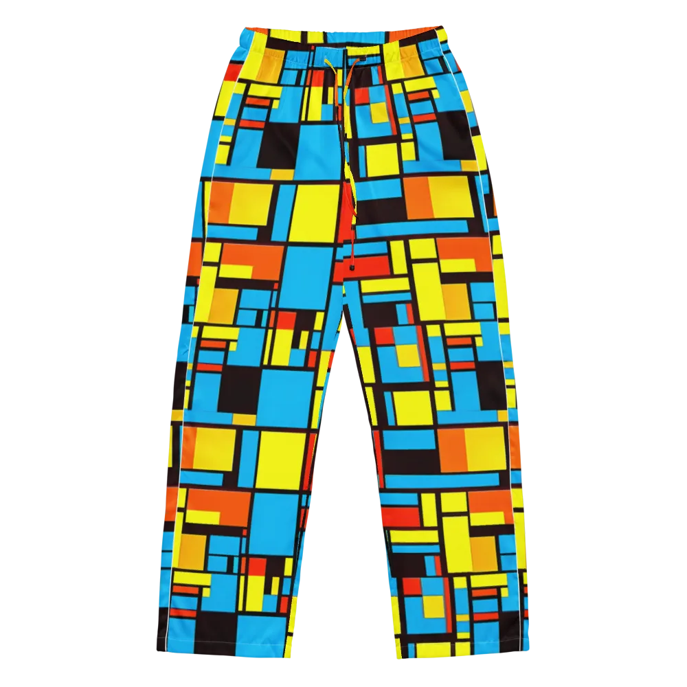 Block Party on Women's Pajama Pants — Front