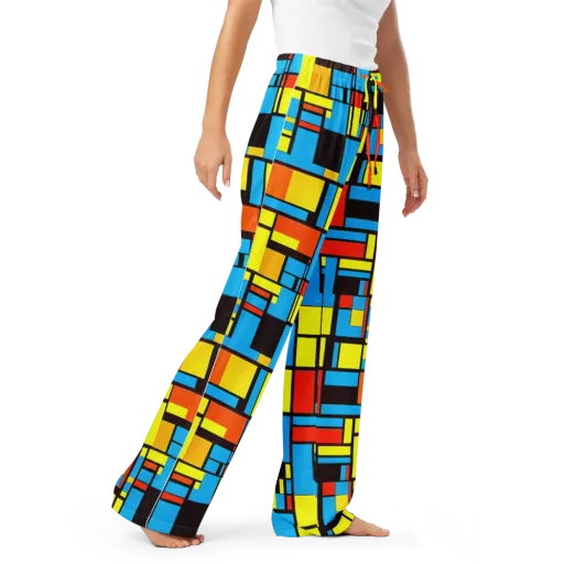 Block Party on a Women's Pajama Pants