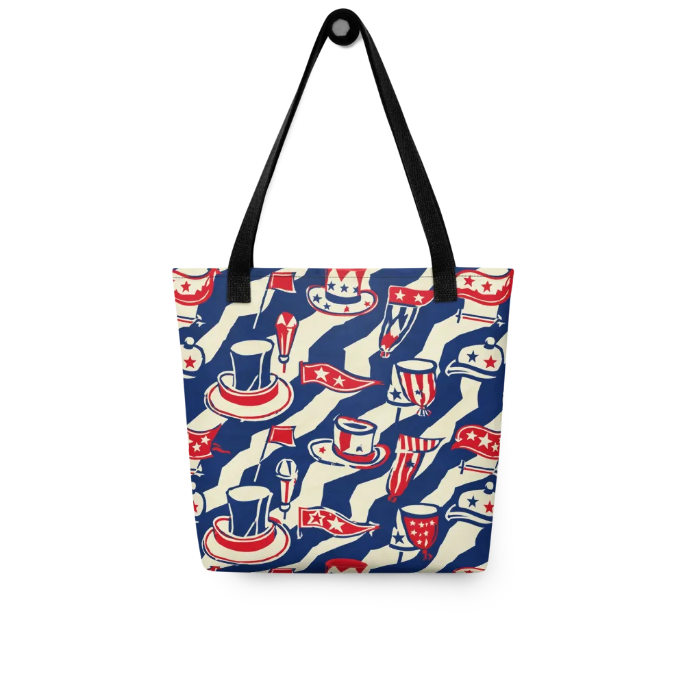 Stars And Stripes Soirée on Tote Bag — Front