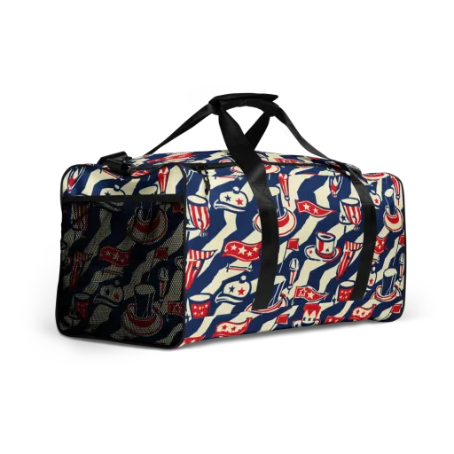 Stars And Stripes Soirée on a Duffle Bag