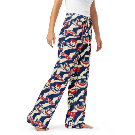 Stars And Stripes Soirée on a Women's Pajama Pants
