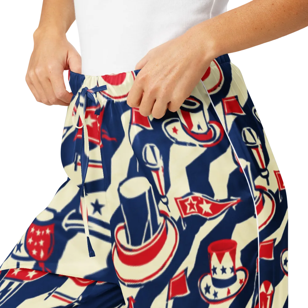 Stars And Stripes Soirée on Women's Pajama Pants — Product details