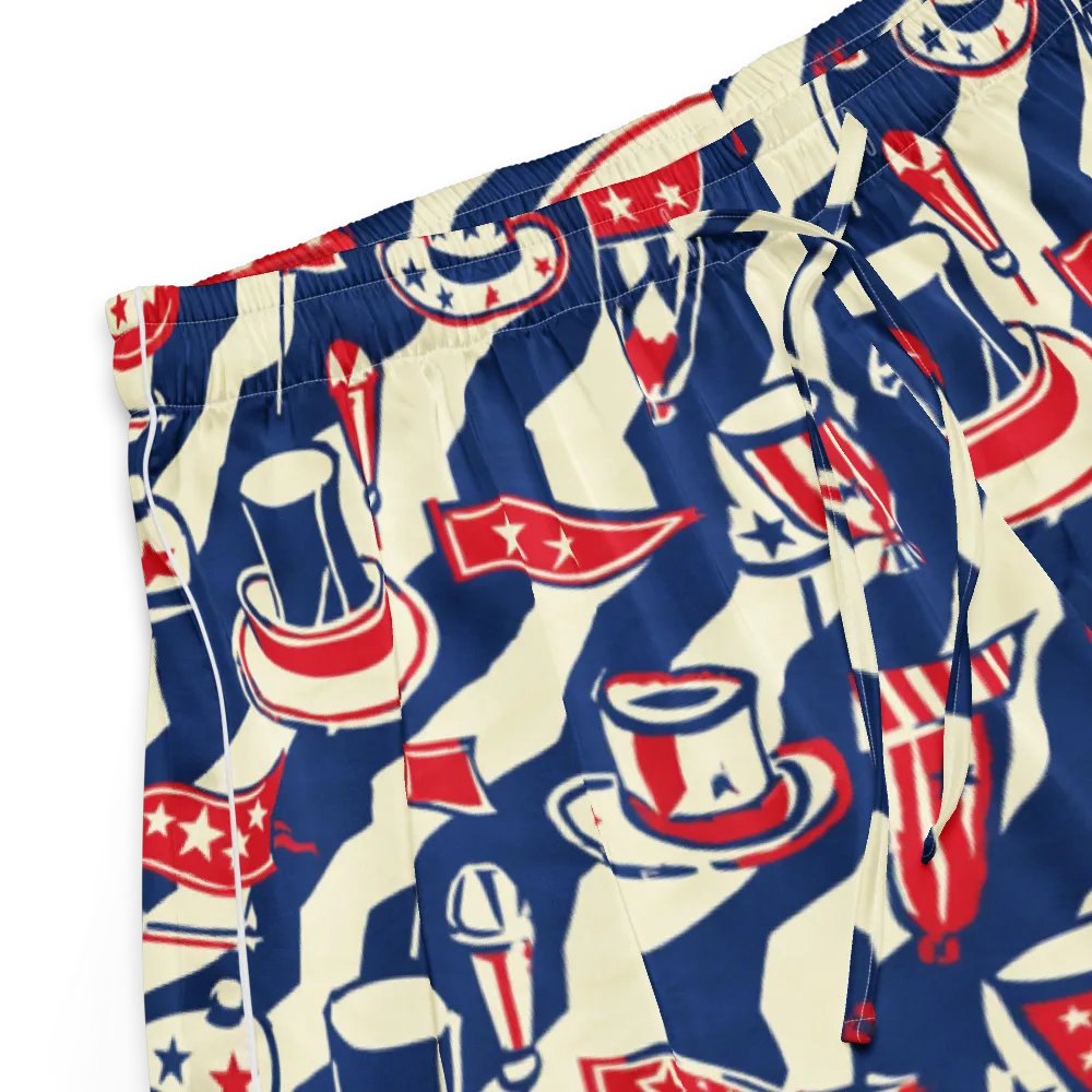 Stars And Stripes Soirée on Women's Pajama Shorts — Product details