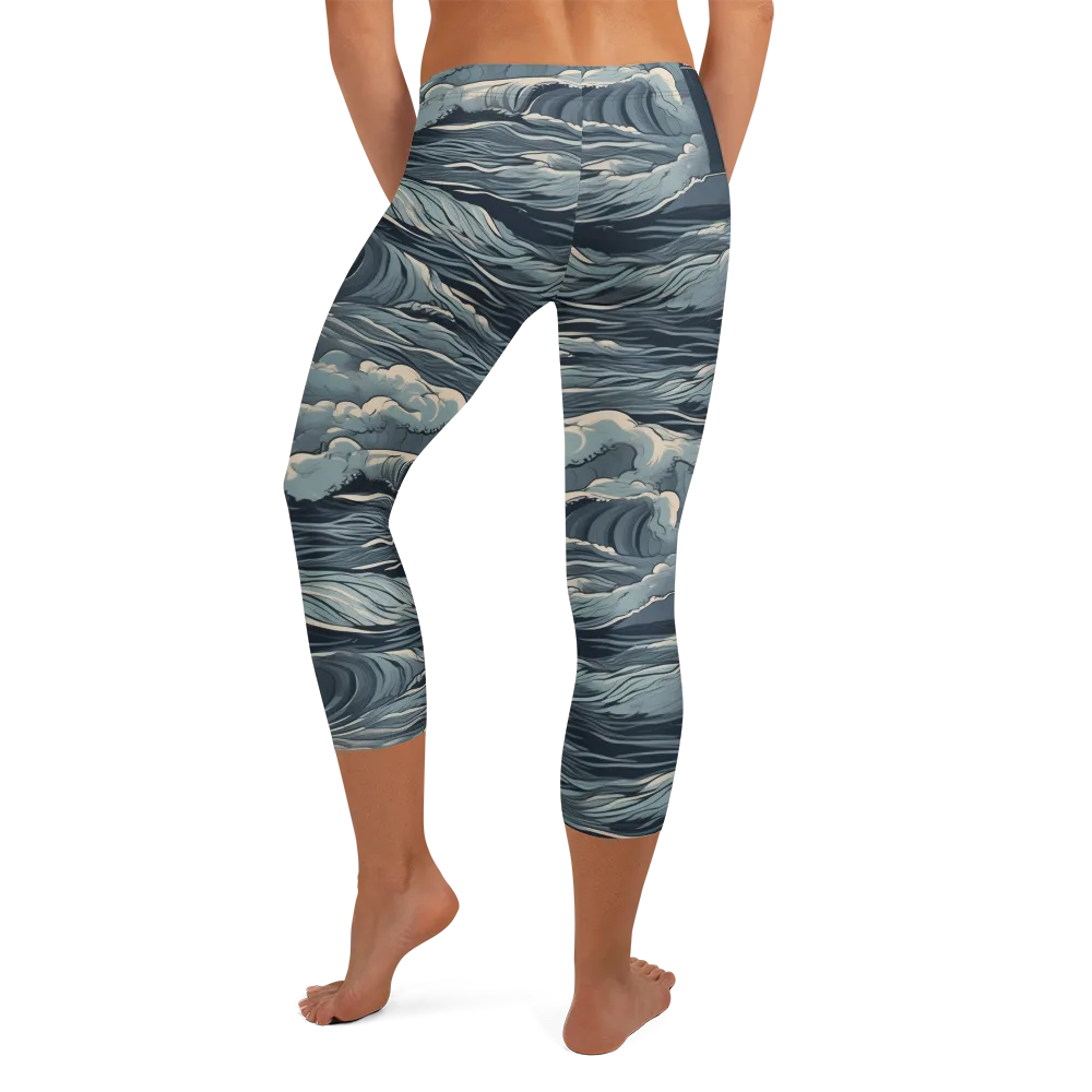 Stormwatch Beacon on Capri Leggings — Back
