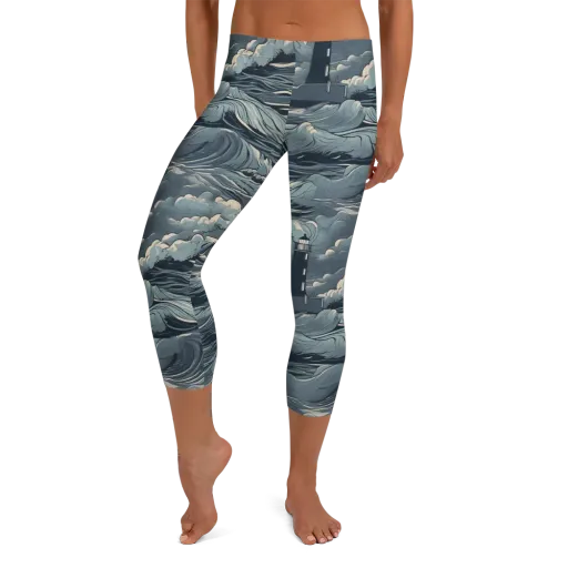 Stormwatch Beacon on a Capri Leggings