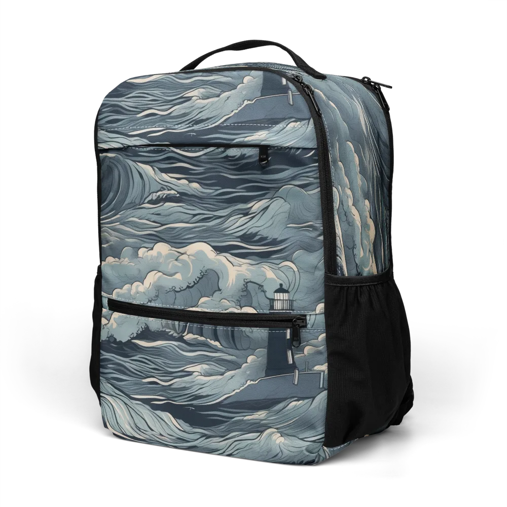 Stormwatch Beacon on Utility Backpack — Left Front