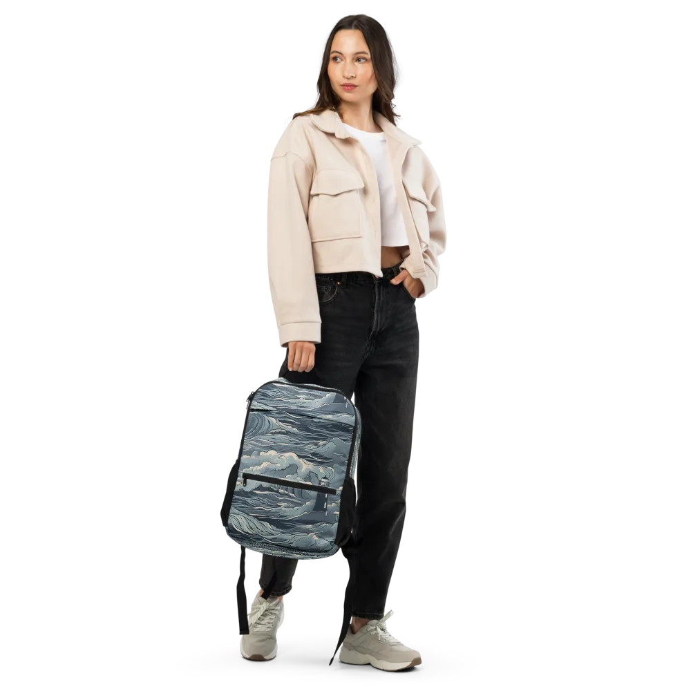 Stormwatch Beacon on Utility Backpack — Front