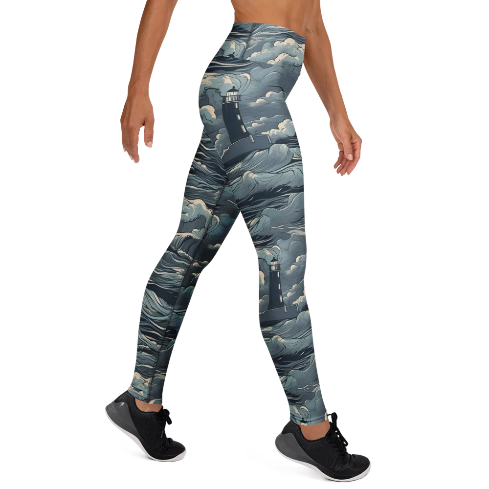 Stormwatch Beacon on Yoga Leggings — Right