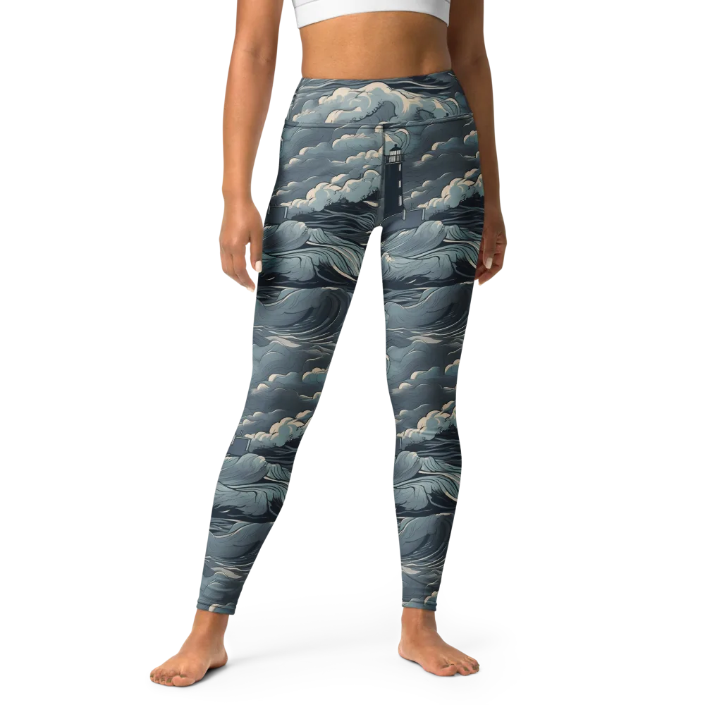 Stormwatch Beacon on Yoga Leggings — Front