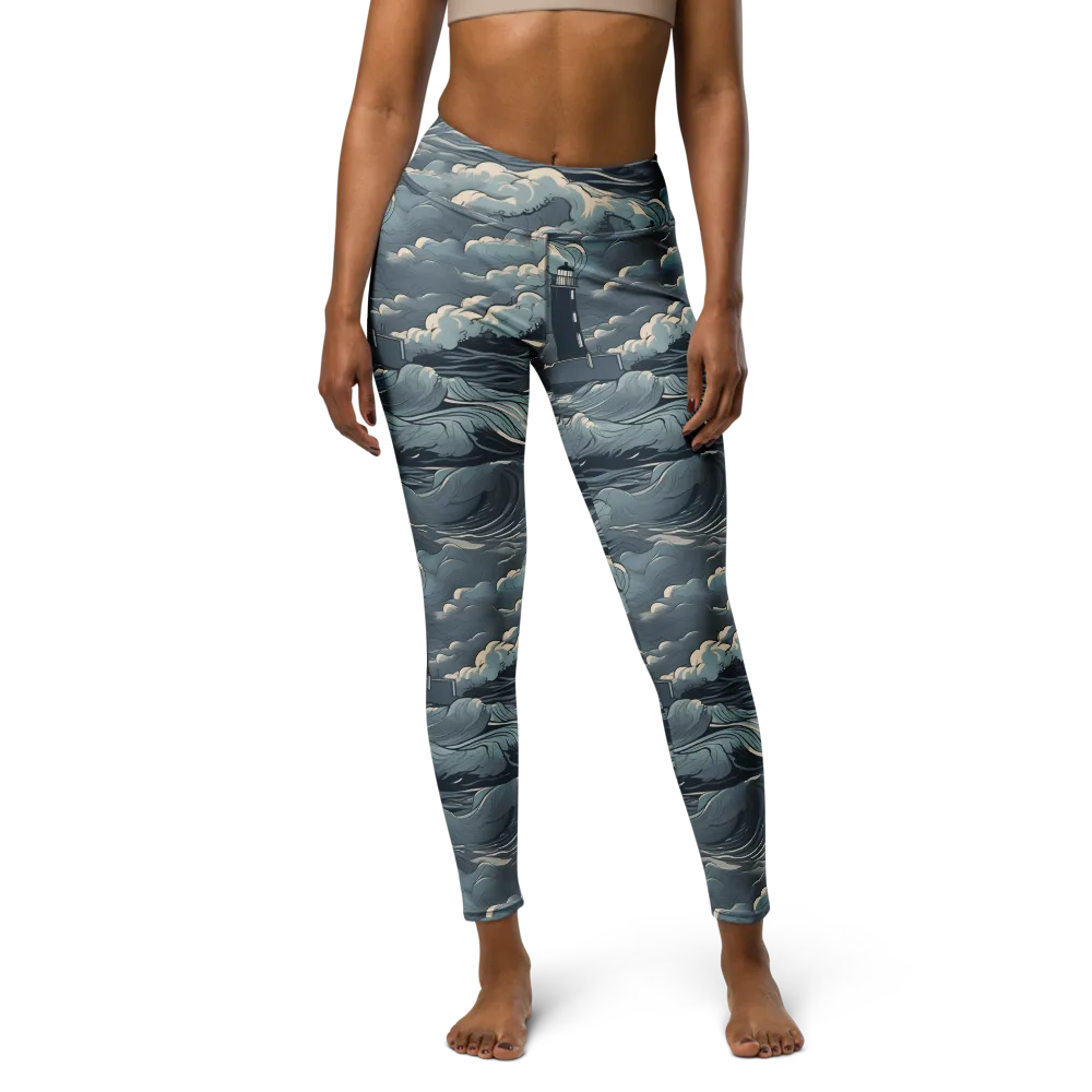 Stormwatch Beacon on Yoga Leggings — Front