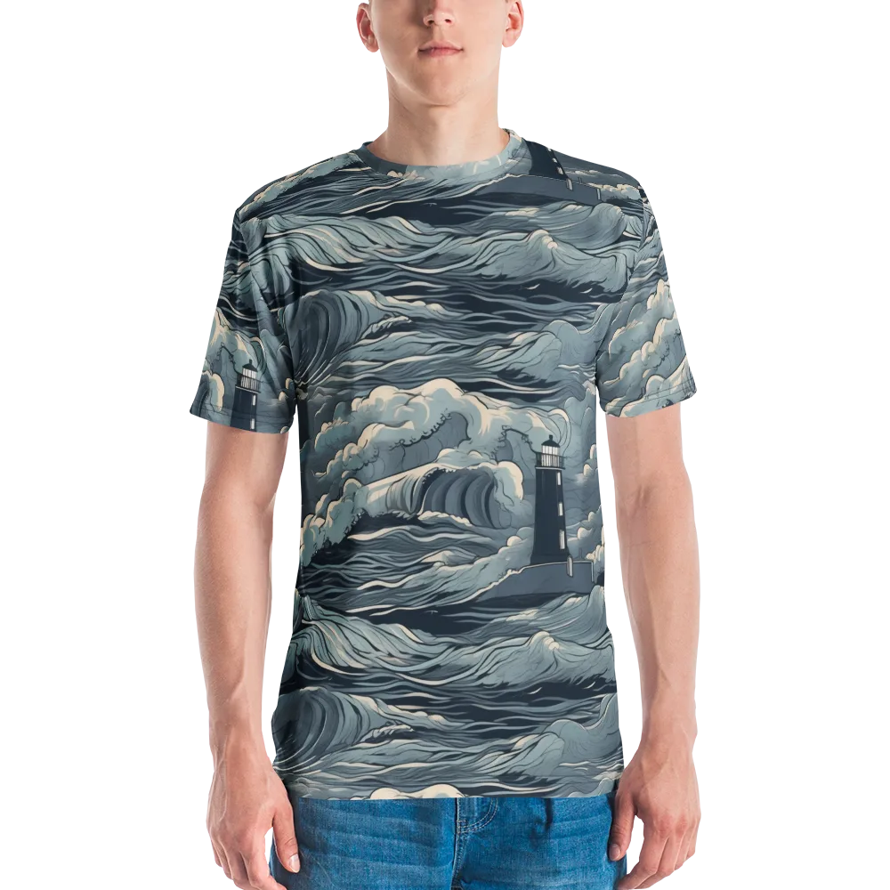 Stormwatch Beacon on Men's Crew Neck T-Shirt — Front