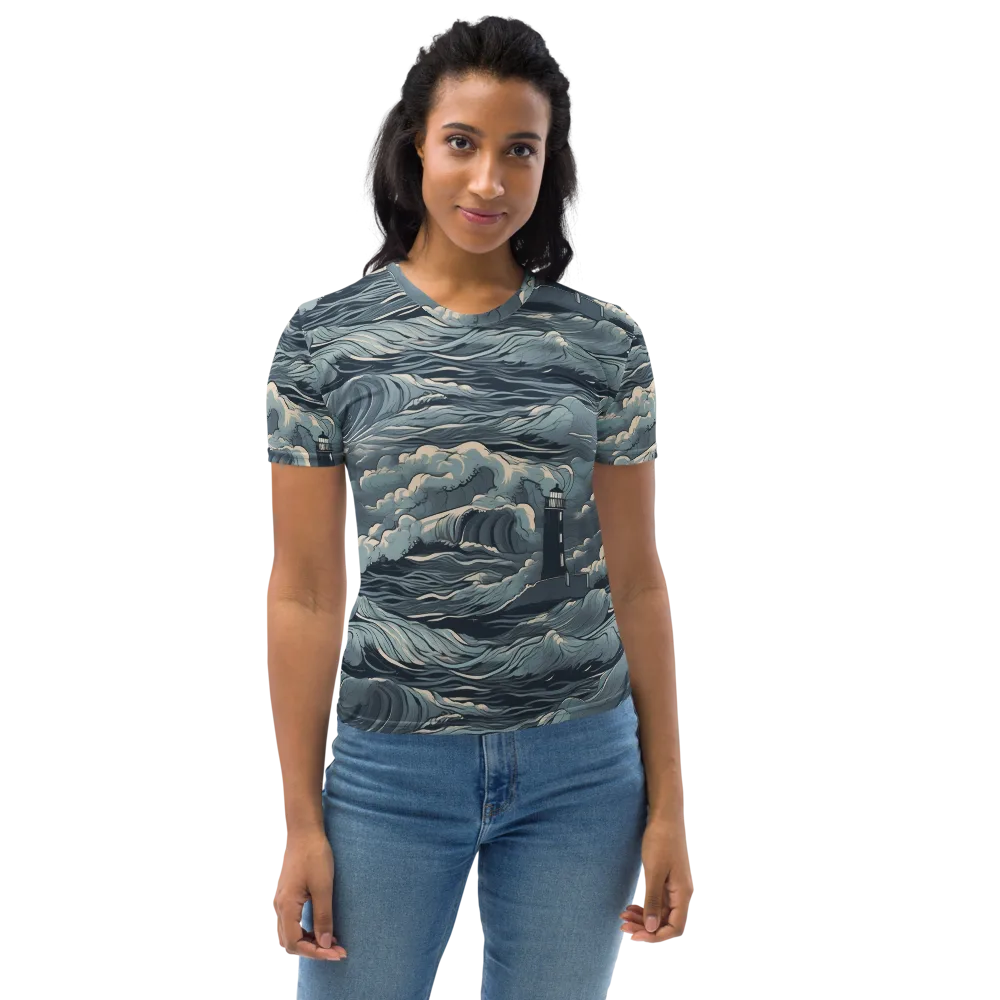 Stormwatch Beacon on Women's Crew Neck T-Shirt — Front