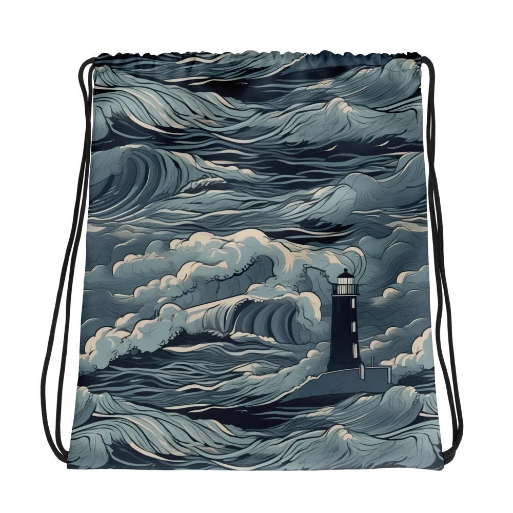 Stormwatch Beacon on Drawstring Bag — Photo