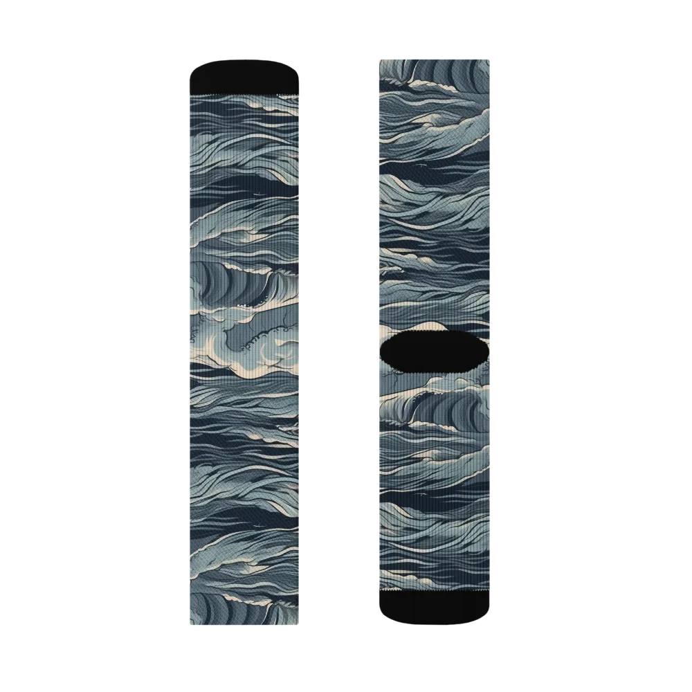 Stormwatch Beacon on Socks — Left Sock