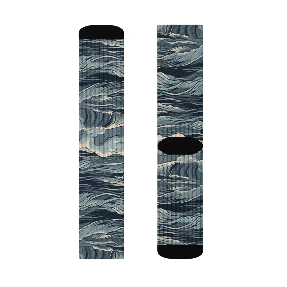 Stormwatch Beacon on Socks — Right Sock