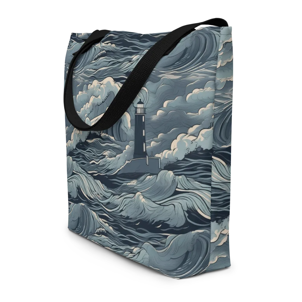 Stormwatch Beacon on Large Tote Bag W/ Pocket — Front