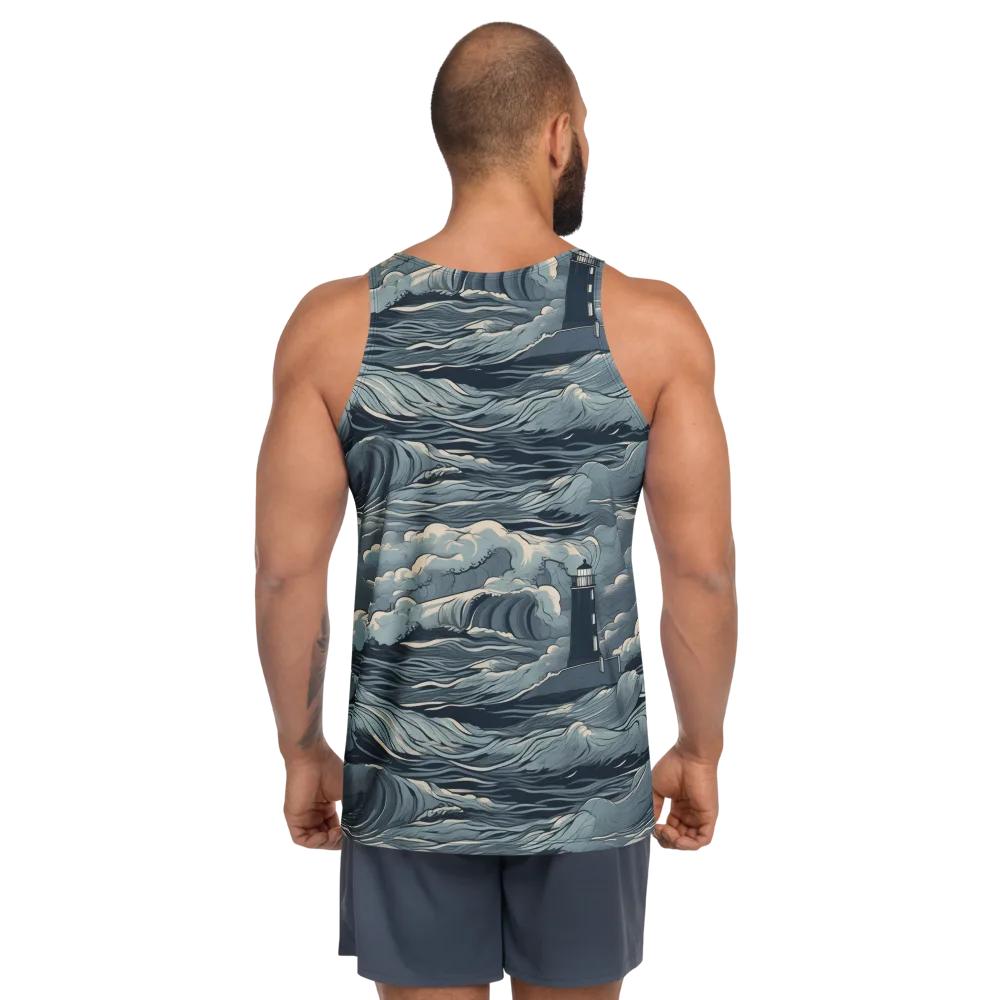Stormwatch Beacon on Men's Tank Top — Back