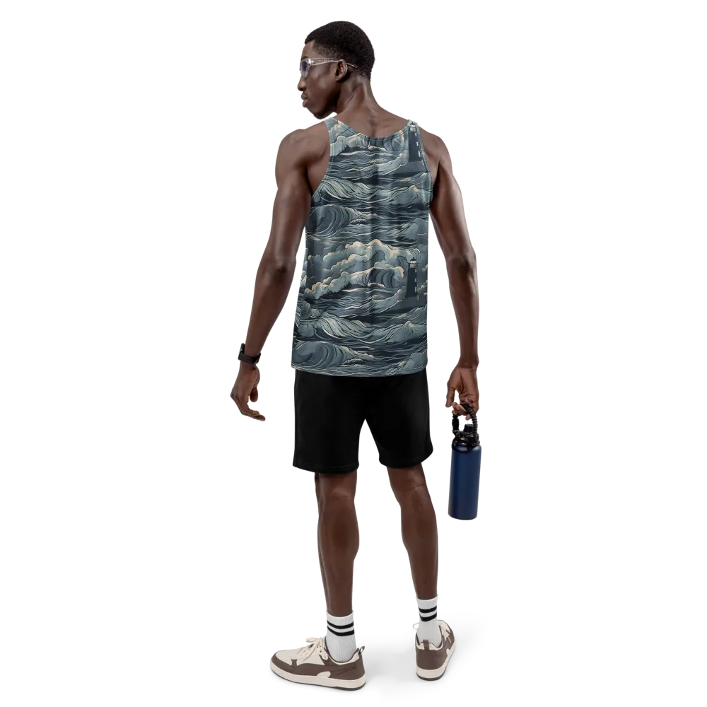 Stormwatch Beacon on Men's Tank Top — Back