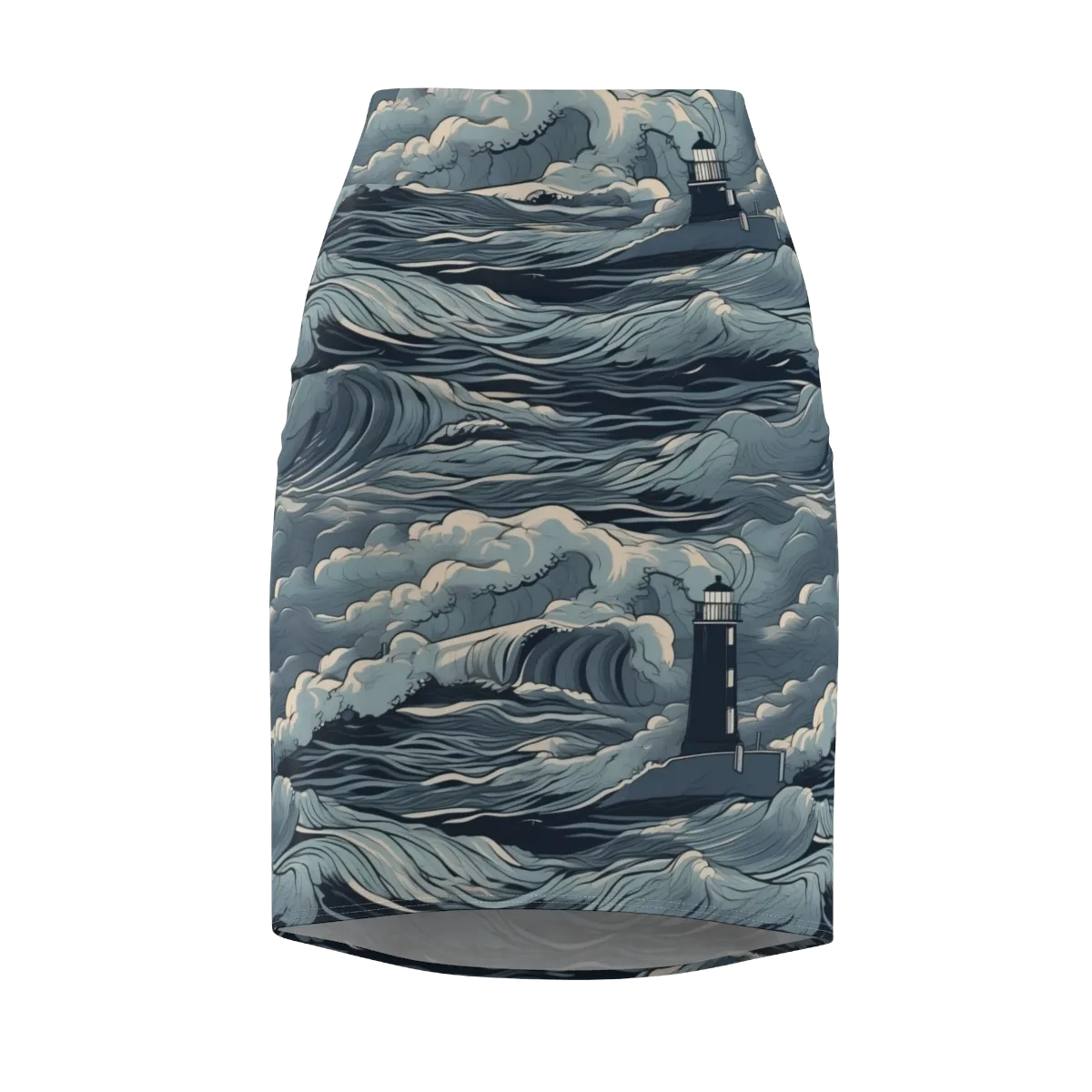 Stormwatch Beacon on Pencil Skirt — Front