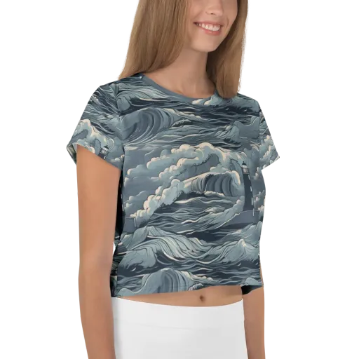 Stormwatch Beacon on a Crop Tee