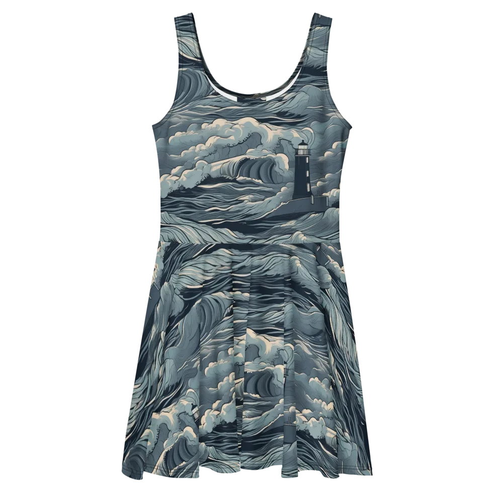 Stormwatch Beacon on Skater Dress — Front