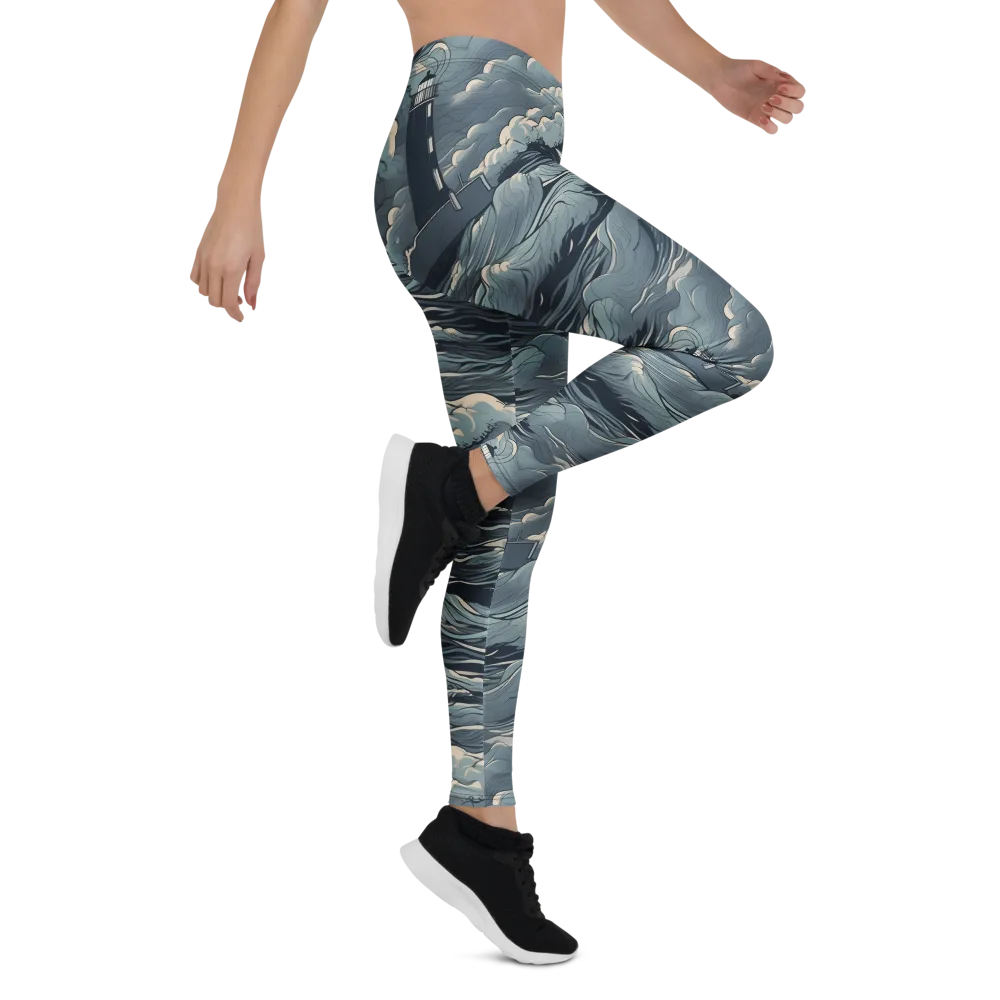 Stormwatch Beacon on Leggings — Right