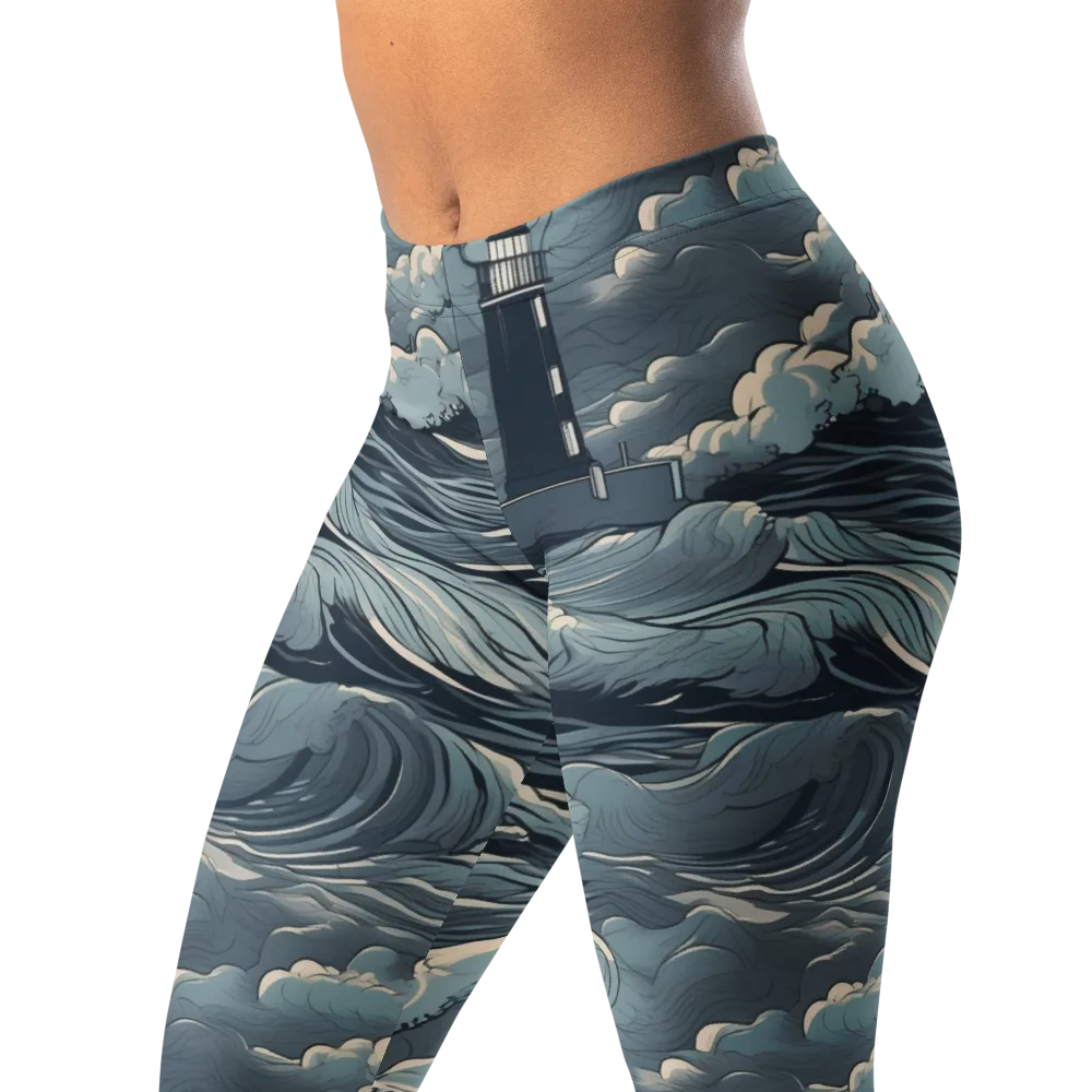 Stormwatch Beacon on Leggings — Left Front